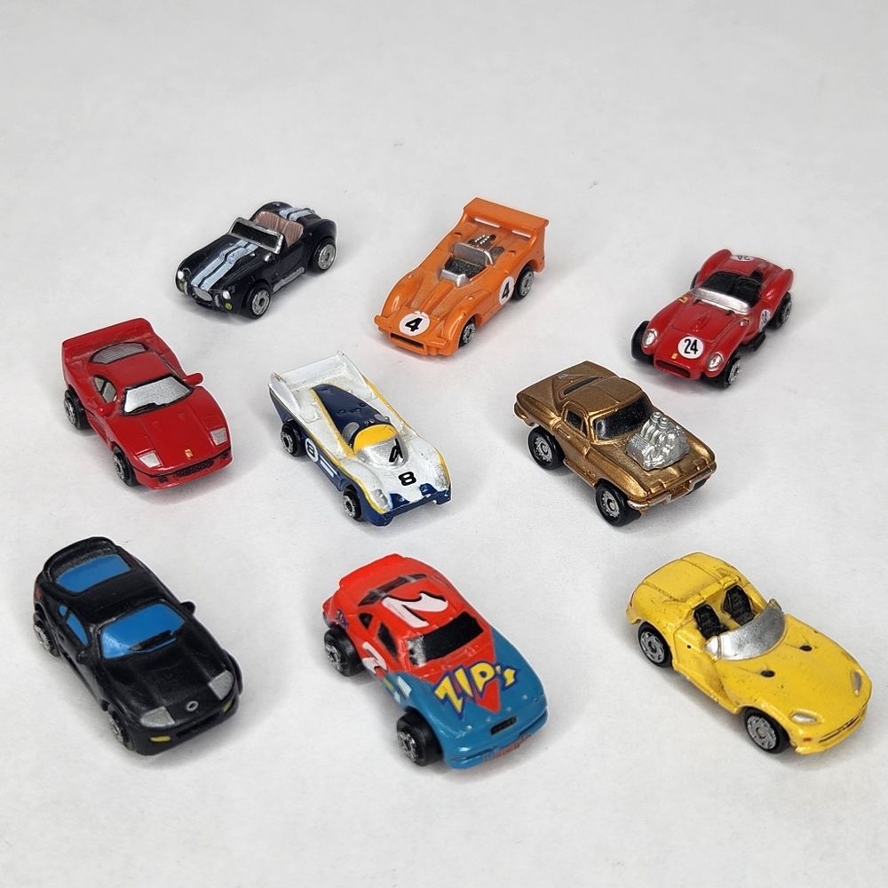 Vintage Micro Machines Road Champs Toy Lot 80s 90s Nostalgia Miniature Cars